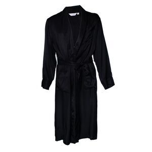 Derek Rose, striped black bedroom jacket